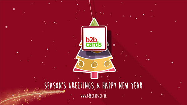 b2bcards corporate christmas eacrd ref:234993153.jpg, Christmas Tree,Minimal, Red,Maroon