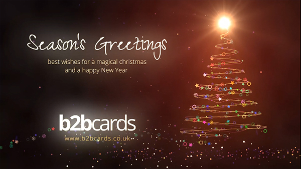 b2bcards corporate christmas eacrd ref:297702436.jpg, Christmas Tree,Sparkles,Baubles, Red,Gold,Colours