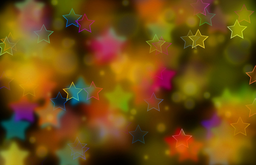b2bcards corporate christmas eacrd ref:b2b-ecards-abstract-stars-colours-803.jpg, Abstract,Stars, Colours