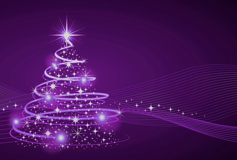 b2bcards corporate christmas eacrd ref:b2b-ecards-artwork-illustrations-christmas-tree-purple-1028.jpg, Artwork,Illustrations,Christmas Tree, Purple