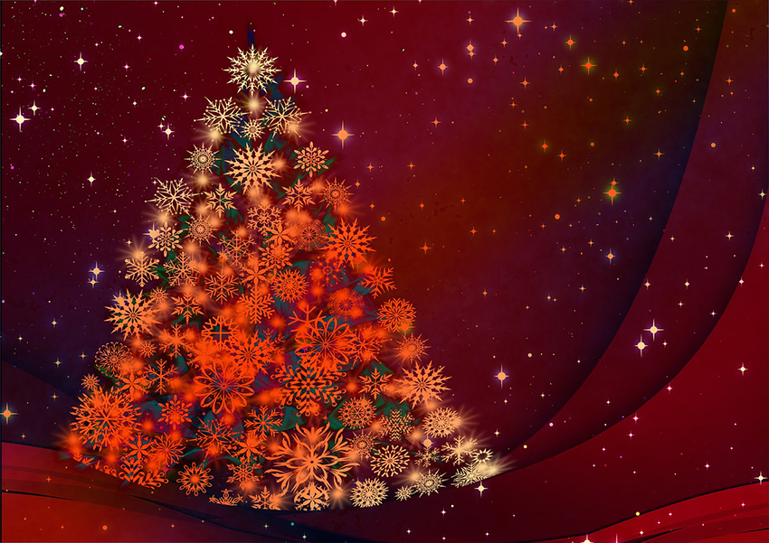 b2bcards corporate christmas eacrd ref:b2b-ecards-artwork-illustrations-christmas-tree-red-847.jpg, Artwork,Illustrations,Christmas Tree, Red