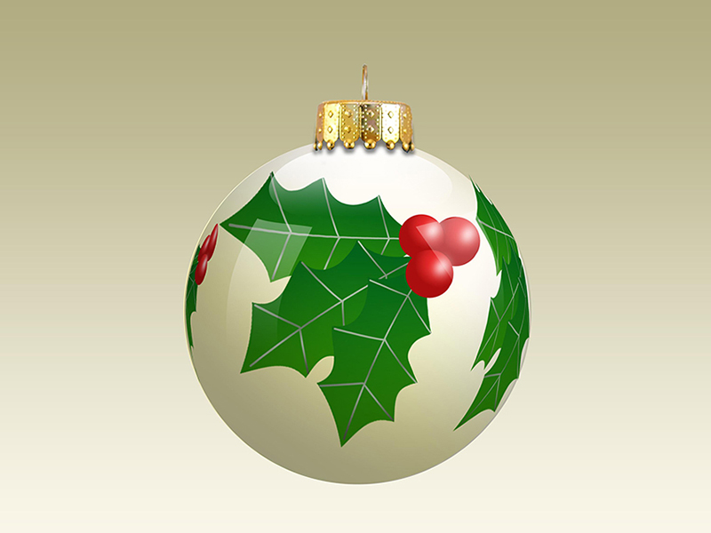 b2bcards corporate christmas eacrd ref:b2b-ecards-baubles-holly-berries-colours-609.jpg, Baubles,Holly,Berries, Colours