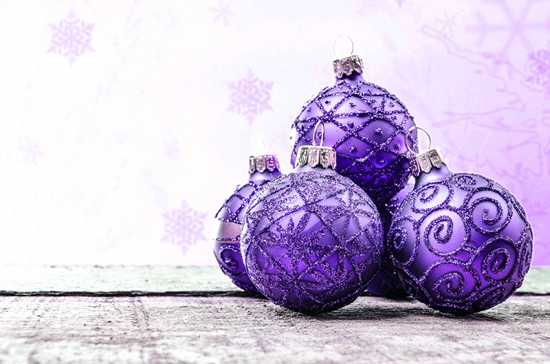 b2bcards corporate christmas eacrd ref:b2b-ecards-baubles-purple-586.jpg, Baubles, Purple