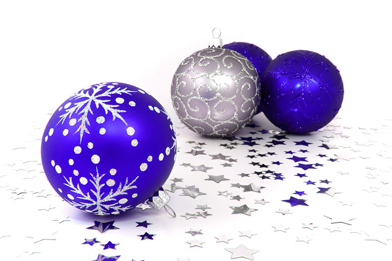 b2bcards corporate christmas eacrd ref:b2b-ecards-baubles-purple-silver-426.jpg, Baubles, Purple,Silver
