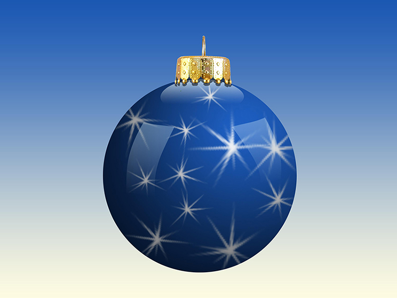 b2bcards corporate christmas eacrd ref:b2b-ecards-baubles-stars-blue-611.jpg, Baubles,Stars, Blue