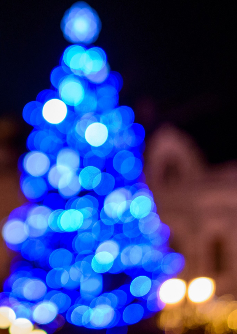 b2bcards corporate christmas eacrd ref:b2b-ecards-christmas-tree-abstract-blue-741.jpg, Christmas Tree,Abstract, Blue