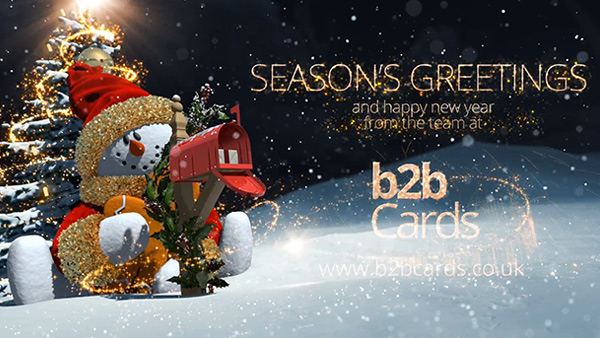 b2bcards corporate christmas eacrd ref:460468639.jpg, Snowman,Gingerbread,Christmas Tree, Colours