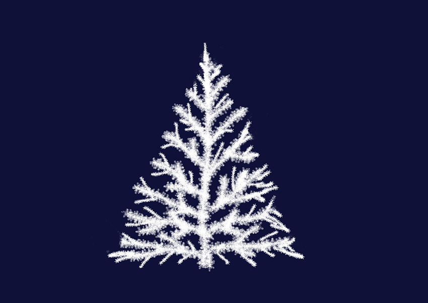 b2bcards corporate christmas eacrd ref:b2b-ecards-artwork-illustrations-christmas-tree-blue-white-846.jpg, Artwork,Illustrations,Christmas Tree, Blue,White