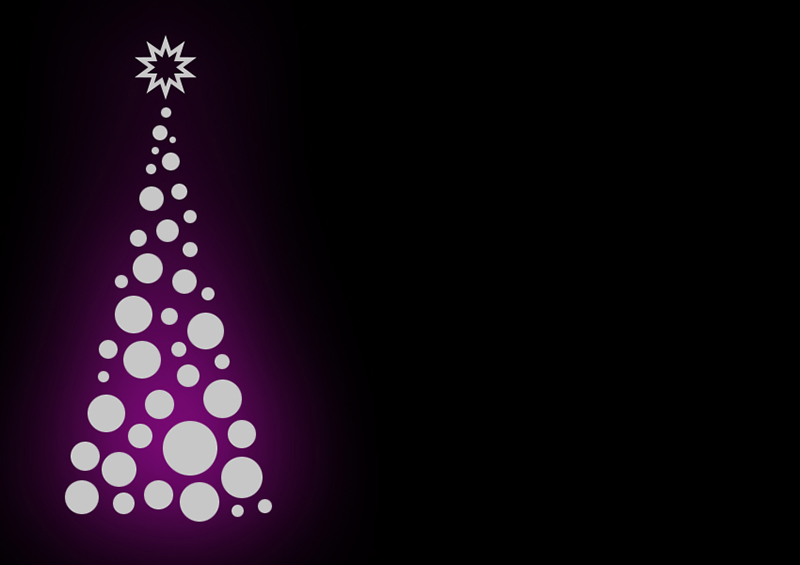 b2bcards corporate christmas eacrd ref:b2b-ecards-christmas-tree-contemporary-silver-purple-377.jpg, Christmas Tree,Contemporary, Silver,Purple