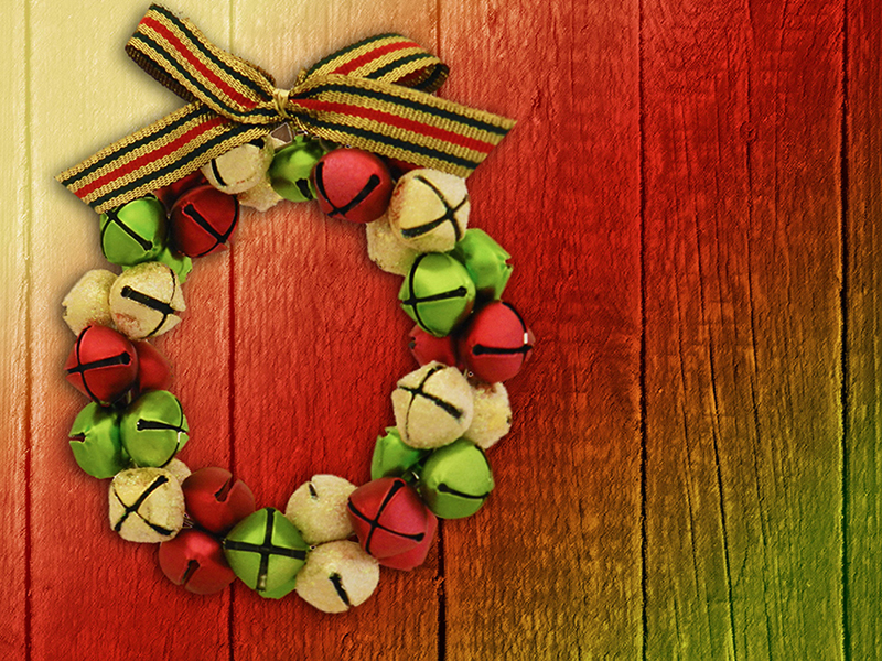 b2bcards corporate christmas eacrd ref:b2b-ecards-jingle-bells-wreaths-colours-708.jpg, Jingle Bells,Wreaths, Colours